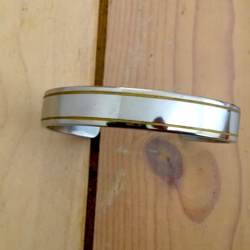 Stainless Steel Slip On Cuff Bracelet